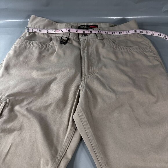 Under Armour Chino Khaki Pants Mens Drawstring Ankle Cargo Pocket Trousers - Picture 4 of 16